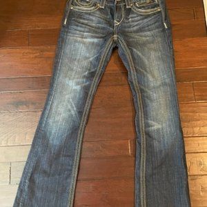 Express Rerock Barely Boot Denim Jeans Great condition 2 short